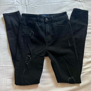 hollister high rise super skinny jeans